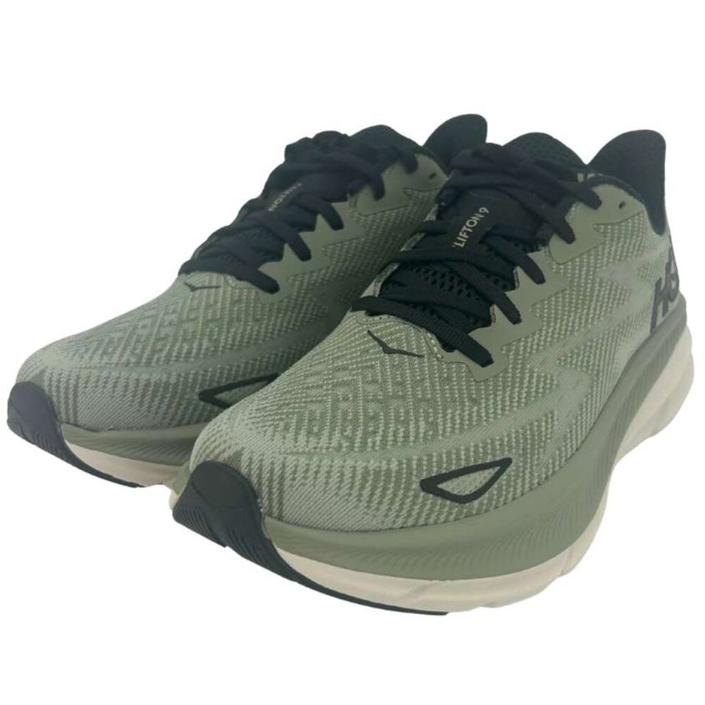 Hoka Men's Running Shoes | Clifton 9 | Green | Various Sizes *NEW